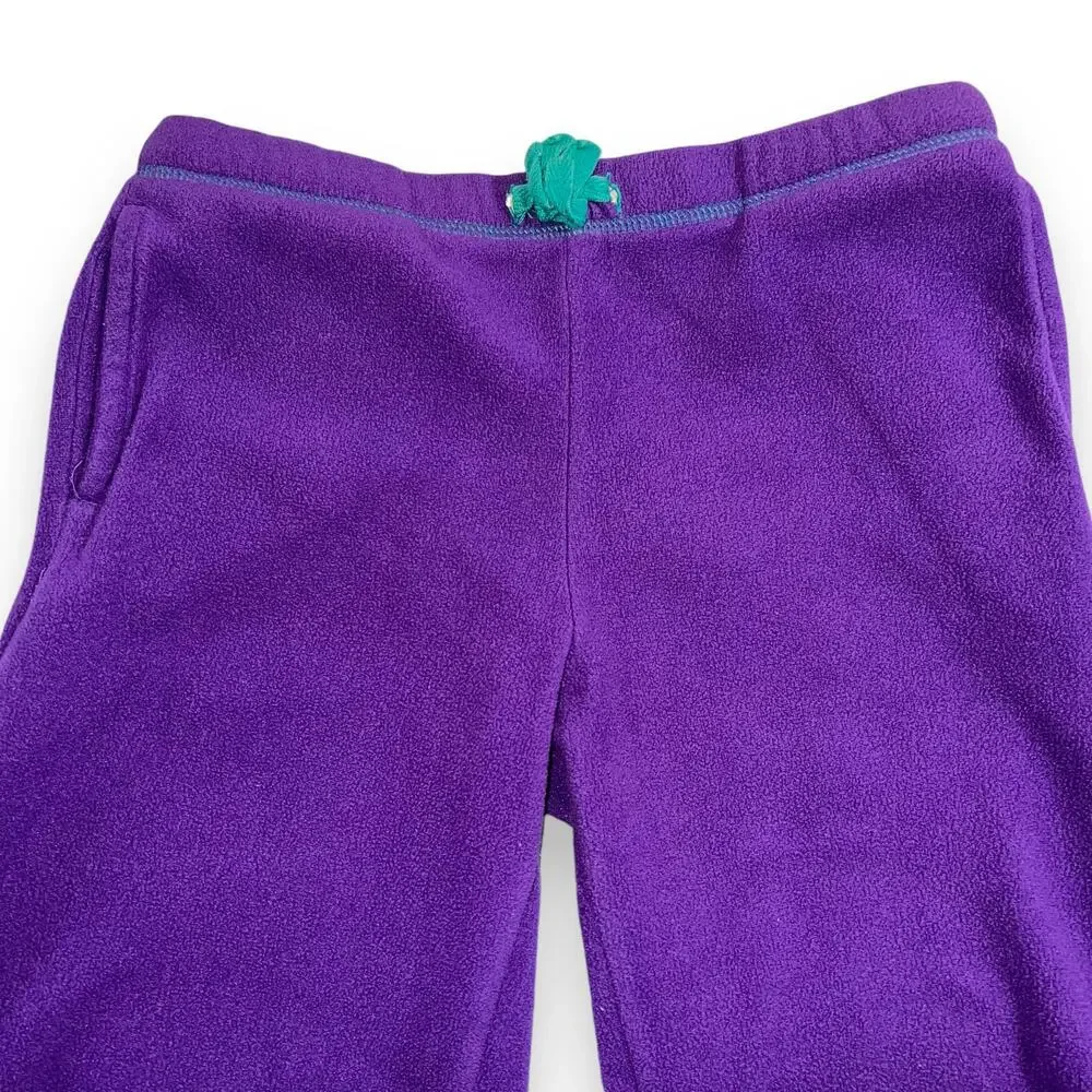 Danskin Now Girls Fleece Pants Casual Pajama Loungewear Purple Medium 7 8